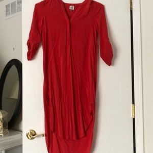 Cotton red dress